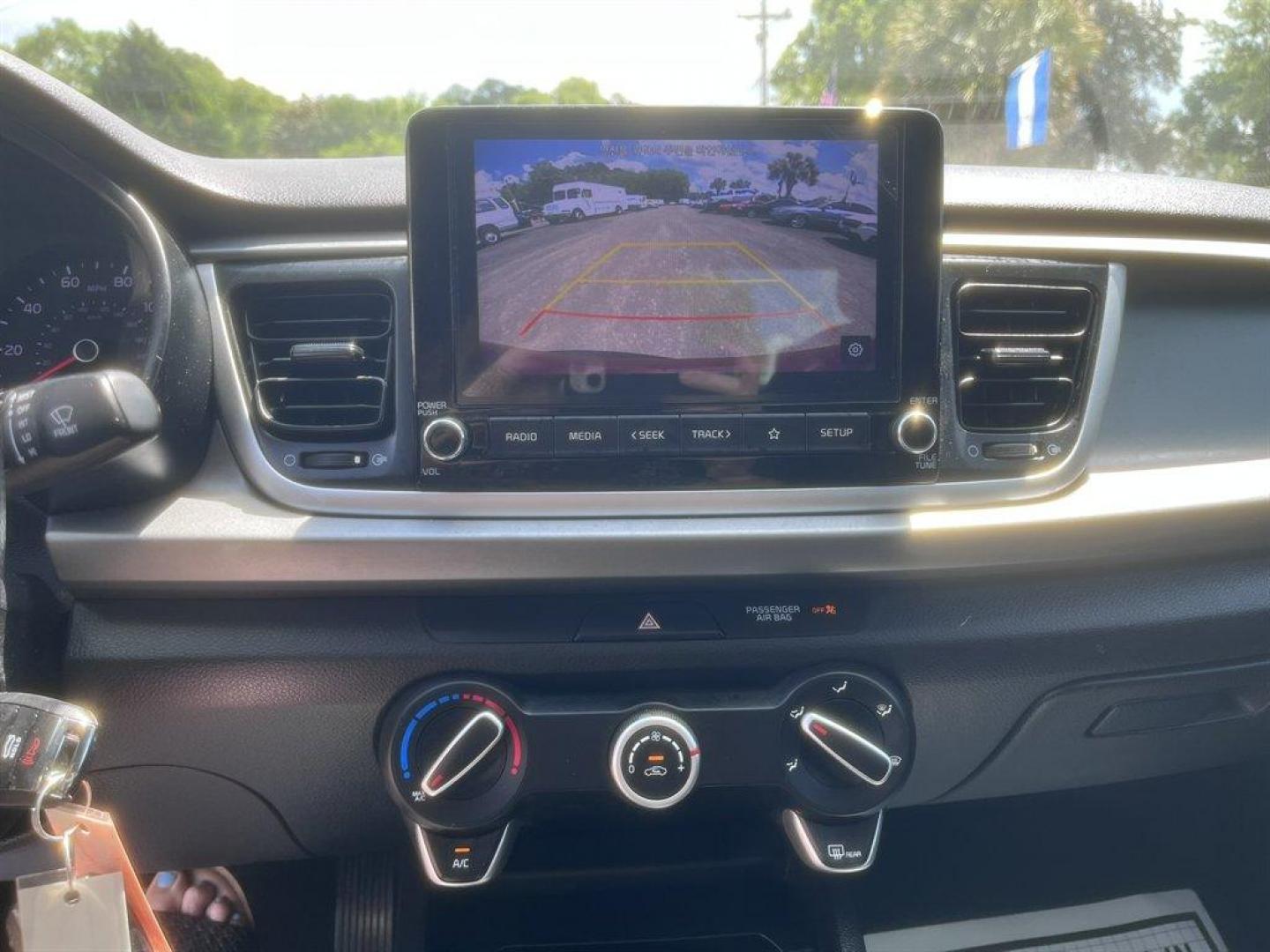 2021 Red /Black Kia Rio (3KPA24ADXME) with an 1.6l I-4 DI Dohc Cvvt 1.6 engine, Automatic transmission, located at 745 East Steele Rd., West Columbia, SC, 29170, (803) 755-9148, 33.927212, -81.148483 - Special Internet Price! 2021 Kia Rio with AM/FM radio, Cruise control, Backup camera, Cloth interior, Powered windows, Powered door locks, Plus more! - Photo#13