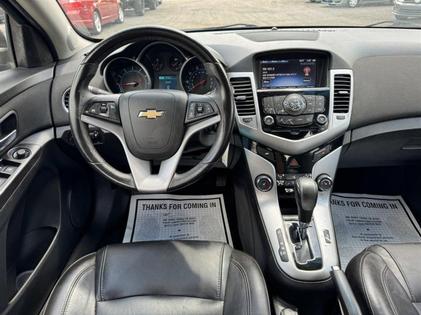 2015 Grey /Black Chevrolet Cruze (1G1PE5SB6F7) with an 1.4l I-4 MFI Dohc T/C 1.4 engine, Automatic transmission, located at 745 East Steele Rd., West Columbia, SC, 29170, (803) 755-9148, 33.927212, -81.148483 - Speacial Internet Price! 2015 Chevrolet Cruze with AM/FM radio, Cruise control, Leather interior, Keyless entry, Powered windows, Powered door locks, Plus more! - Photo#6