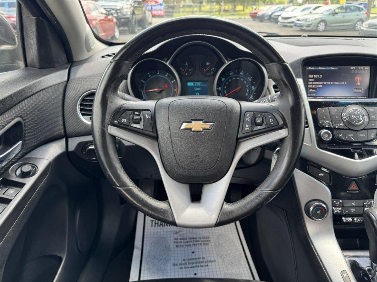 2015 Grey /Black Chevrolet Cruze (1G1PE5SB6F7) with an 1.4l I-4 MFI Dohc T/C 1.4 engine, Automatic transmission, located at 745 East Steele Rd., West Columbia, SC, 29170, (803) 755-9148, 33.927212, -81.148483 - Speacial Internet Price! 2015 Chevrolet Cruze with AM/FM radio, Cruise control, Leather interior, Keyless entry, Powered windows, Powered door locks, Plus more! - Photo#7