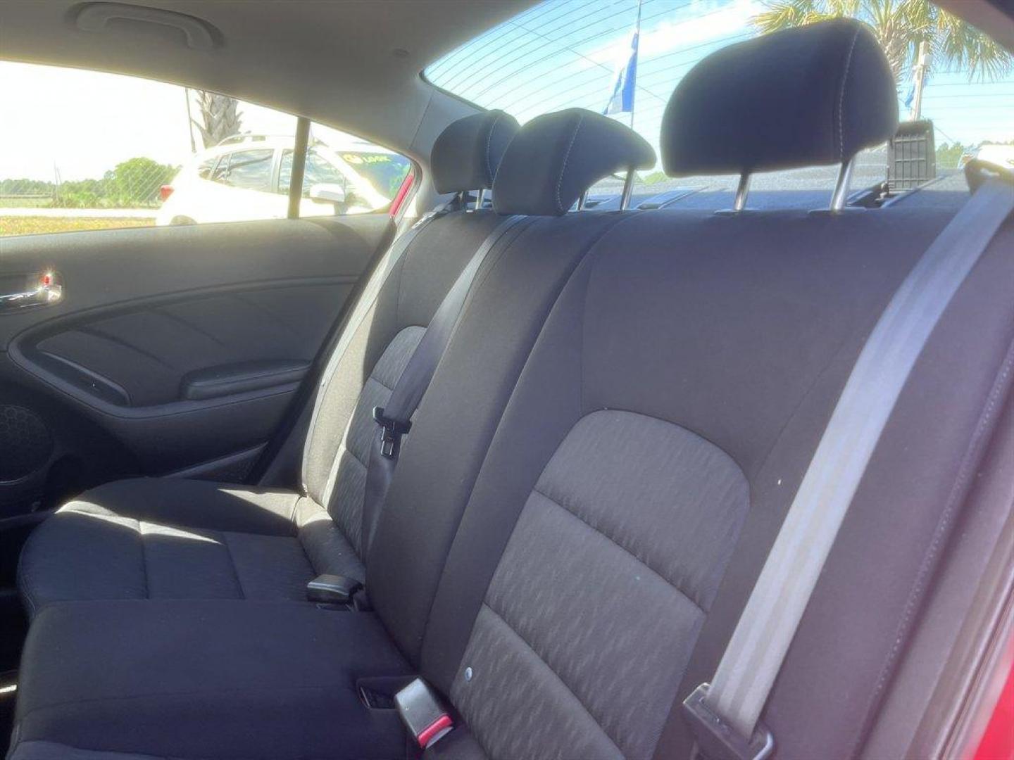 2016 Red /Black Kia Forte (KNAFK4A66G5) with an 1.8l I-4 MPI 1.8l engine, Automatic transmission, located at 745 East Steele Rd., West Columbia, SC, 29170, (803) 755-9148, 33.927212, -81.148483 - Special Internet Price! 2016 Kia Forte with AM/FM radio, Cruise control, Keyless entry, Cloth interior, Powered windows, Powered door locks, Plus more! - Photo#21