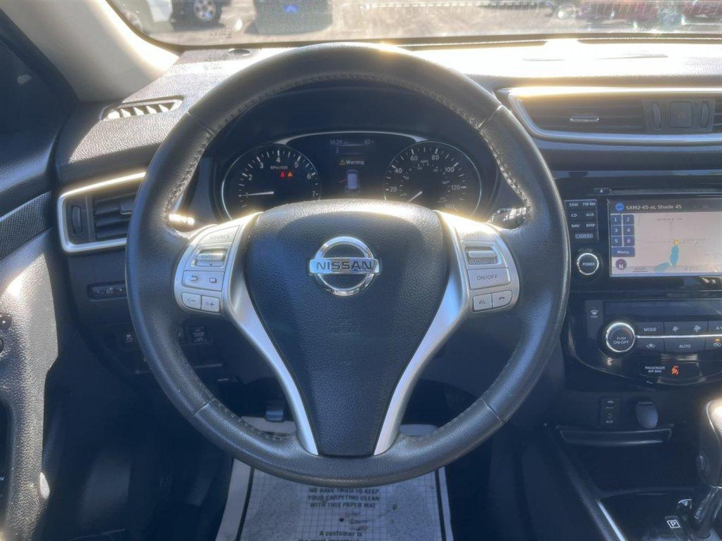 2015 Silver /Black Nissan Rogue (5N1AT2MT5FC) with an 2.5l I-4 MPI Dohc 2.5l engine, Automatic transmission, located at 745 East Steele Rd., West Columbia, SC, 29170, (803) 755-9148, 33.927212, -81.148483 - Special Internet Price! 2015 Nissan Rogue with AM/FM radio, Backup camera, Navigation, Push to start, Keyless entry, Cruise control, Panoramic sunroof, Leather interior, Heated front seats, Powered windows, Powered door locks, Plus more! - Photo#7