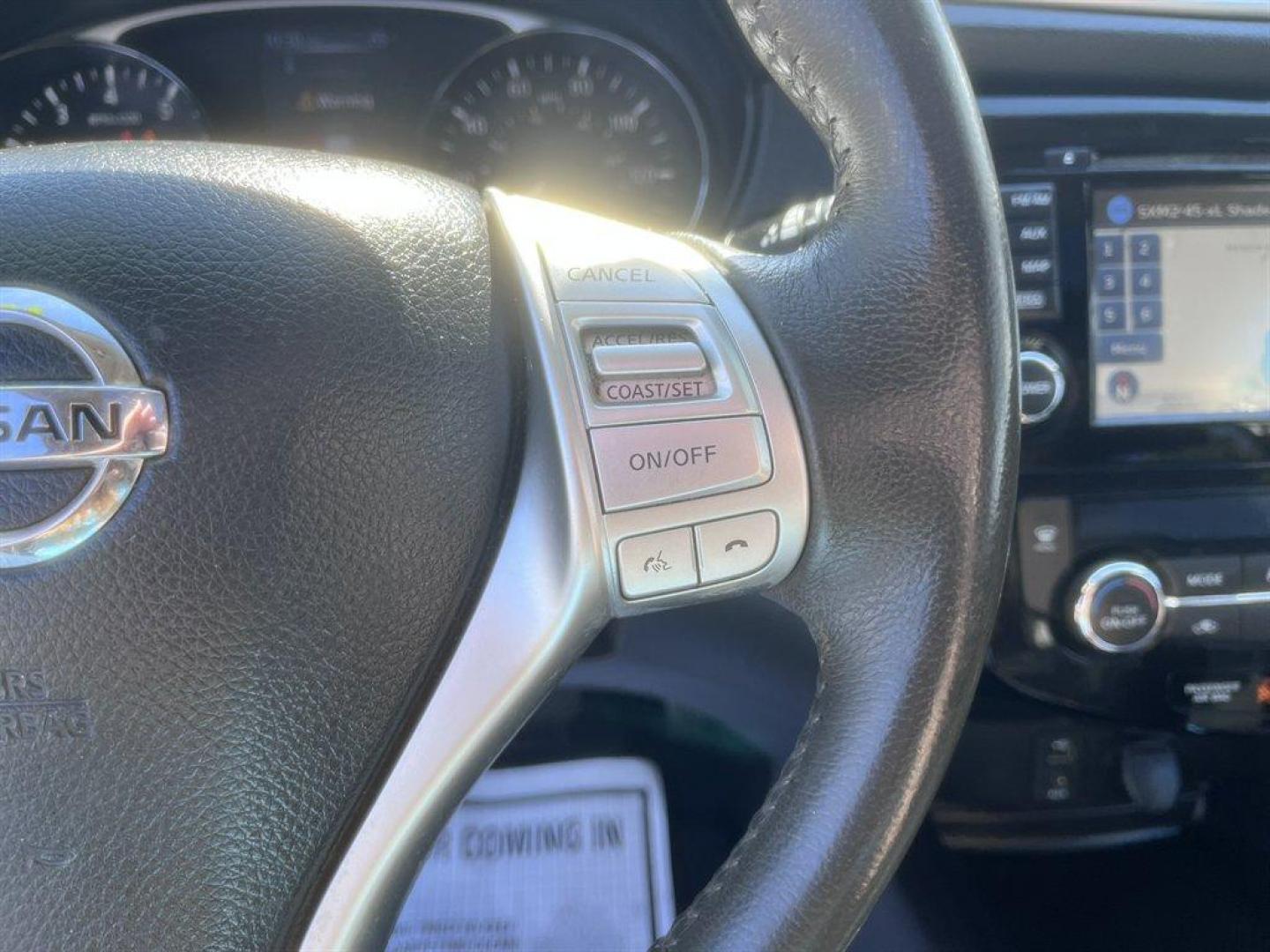 2015 Silver /Black Nissan Rogue (5N1AT2MT5FC) with an 2.5l I-4 MPI Dohc 2.5l engine, Automatic transmission, located at 745 East Steele Rd., West Columbia, SC, 29170, (803) 755-9148, 33.927212, -81.148483 - Special Internet Price! 2015 Nissan Rogue with AM/FM radio, Backup camera, Navigation, Push to start, Keyless entry, Cruise control, Panoramic sunroof, Leather interior, Heated front seats, Powered windows, Powered door locks, Plus more! - Photo#9