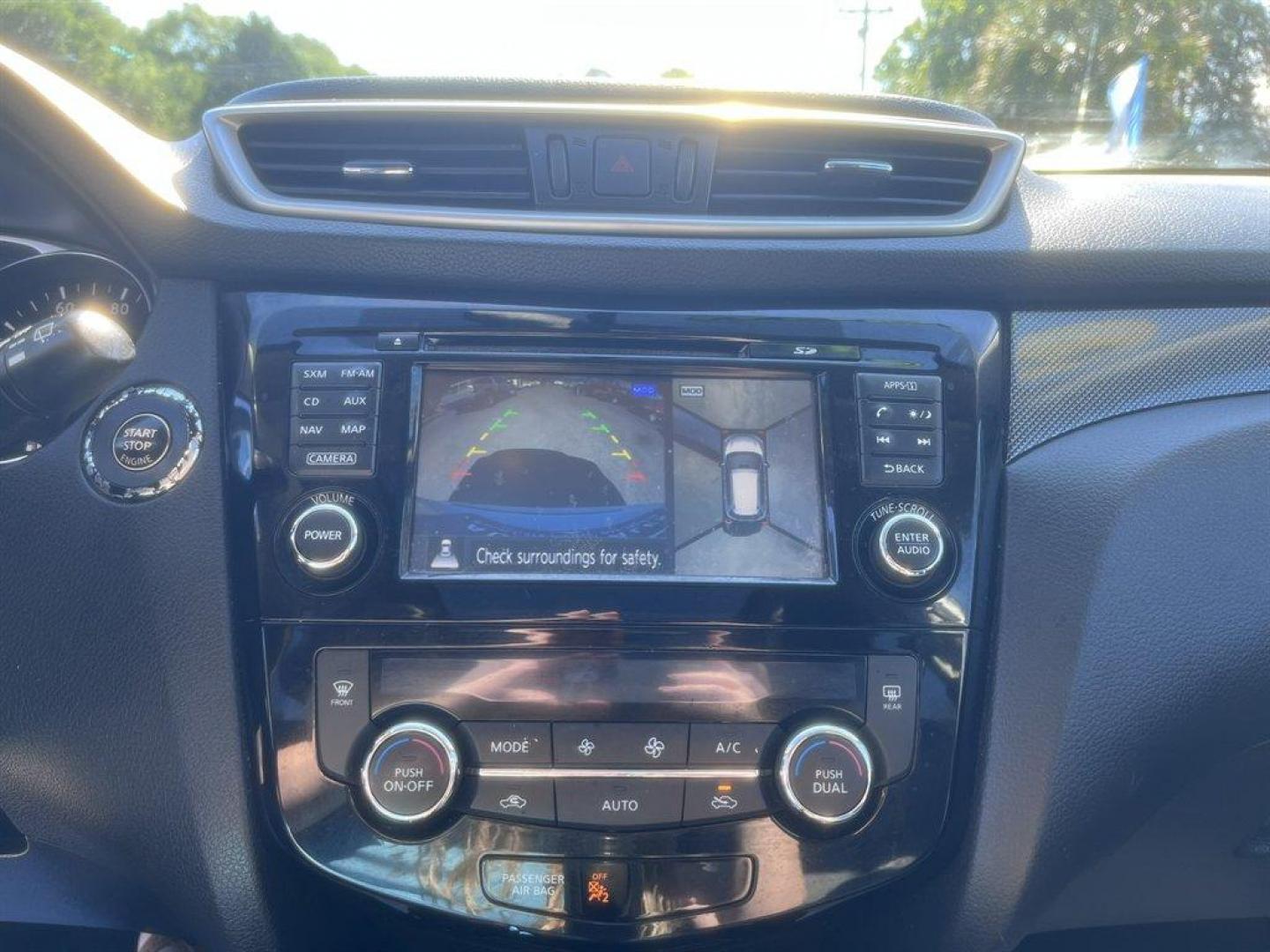 2015 Silver /Black Nissan Rogue (5N1AT2MT5FC) with an 2.5l I-4 MPI Dohc 2.5l engine, Automatic transmission, located at 745 East Steele Rd., West Columbia, SC, 29170, (803) 755-9148, 33.927212, -81.148483 - Special Internet Price! 2015 Nissan Rogue with AM/FM radio, Backup camera, Navigation, Push to start, Keyless entry, Cruise control, Panoramic sunroof, Leather interior, Heated front seats, Powered windows, Powered door locks, Plus more! - Photo#13