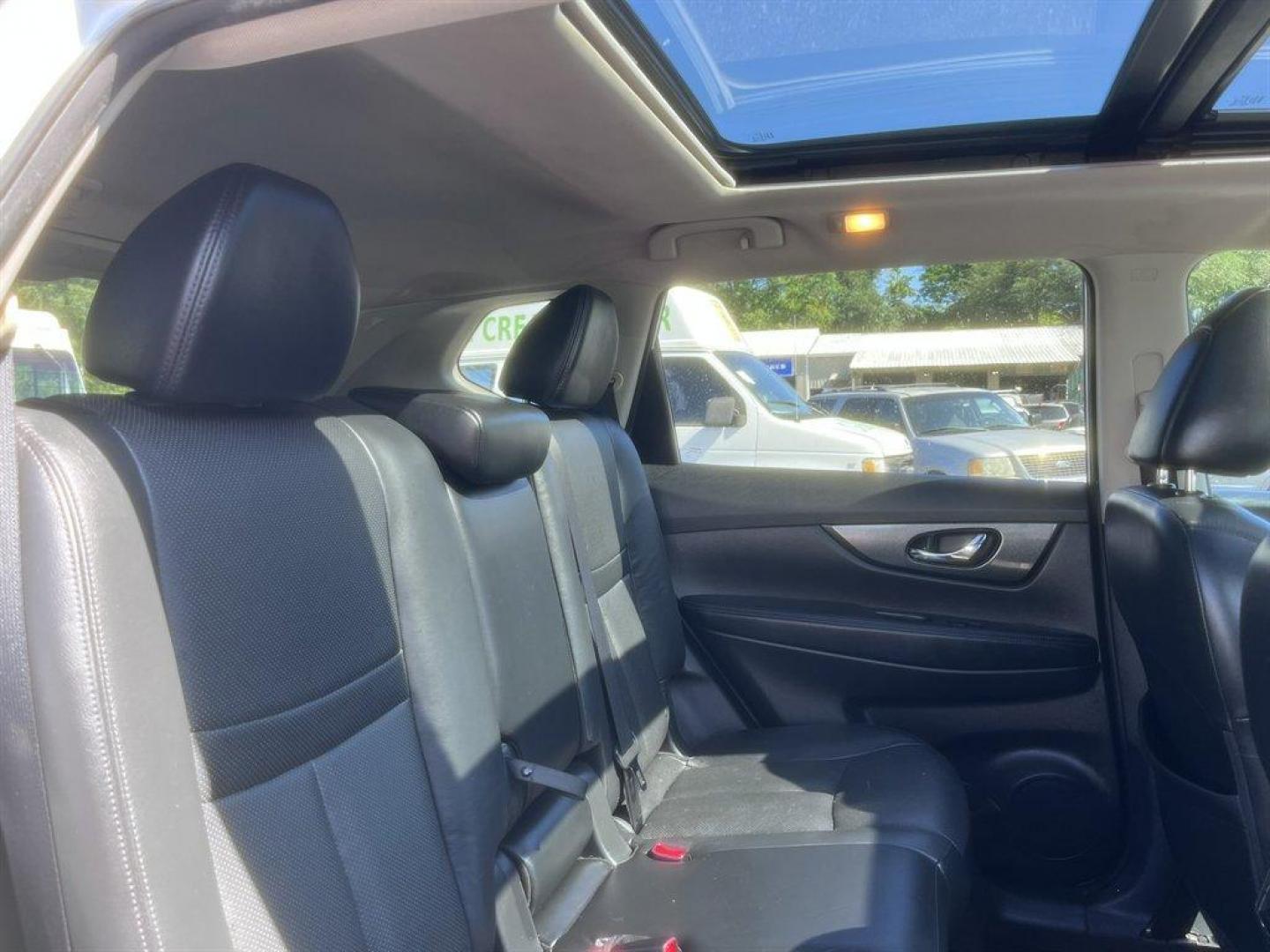 2015 Silver /Black Nissan Rogue (5N1AT2MT5FC) with an 2.5l I-4 MPI Dohc 2.5l engine, Automatic transmission, located at 745 East Steele Rd., West Columbia, SC, 29170, (803) 755-9148, 33.927212, -81.148483 - Special Internet Price! 2015 Nissan Rogue with AM/FM radio, Backup camera, Navigation, Push to start, Keyless entry, Cruise control, Panoramic sunroof, Leather interior, Heated front seats, Powered windows, Powered door locks, Plus more! - Photo#27