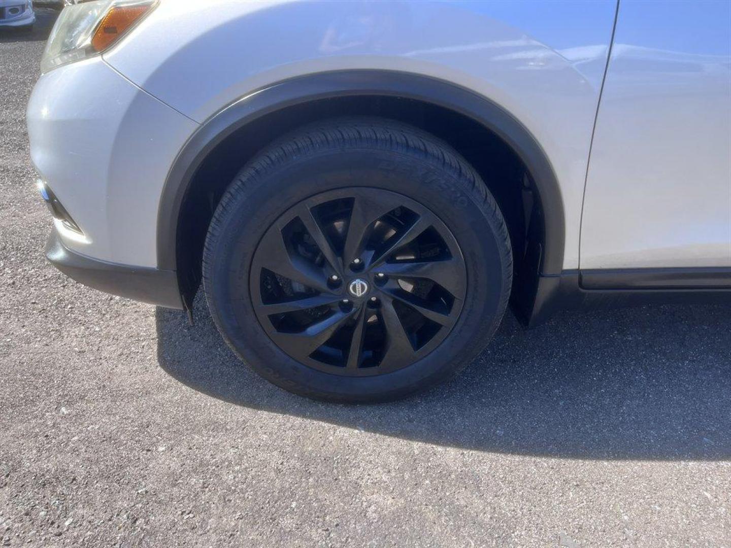 2015 Silver /Black Nissan Rogue (5N1AT2MT5FC) with an 2.5l I-4 MPI Dohc 2.5l engine, Automatic transmission, located at 745 East Steele Rd., West Columbia, SC, 29170, (803) 755-9148, 33.927212, -81.148483 - Special Internet Price! 2015 Nissan Rogue with AM/FM radio, Backup camera, Navigation, Push to start, Keyless entry, Cruise control, Panoramic sunroof, Leather interior, Heated front seats, Powered windows, Powered door locks, Plus more! - Photo#35