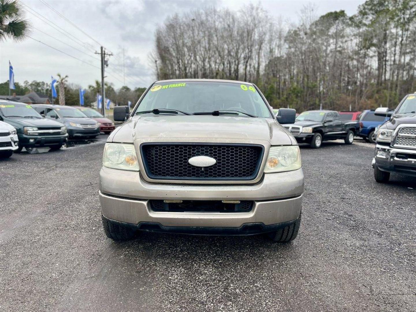 2004 Bronze /Taupe Ford F150 (1FTRW12W94K) with an 4.6l V8 EFI Sohc 4.6l engine, Automatic transmission, located at 745 East Steele Rd., West Columbia, SC, 29170, (803) 755-9148, 33.927212, -81.148483 - Special Internet Price! 2004 Ford F150 with AM/FM radio, Cruise control, Powered driver seat, Cloth interior, Powered door locks, Powered windows, Plus more! - Photo#1