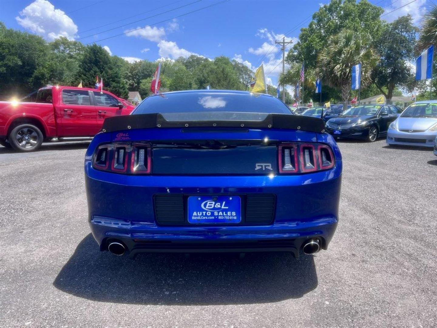 2014 Blue /Black Ford Mustang (1ZVBP8CF1E5) with an 5.0l V8 SFI 5.0l engine, Automatic transmission, located at 745 East Steele Rd., West Columbia, SC, 29170, (803) 755-9148, 33.927212, -81.148483 - Special Internet Price! 2014 Ford Mustang with AM/FM radio, Cruise control, Cloth interior, Powered windows, Powered door locks, Plus more! - Photo#4