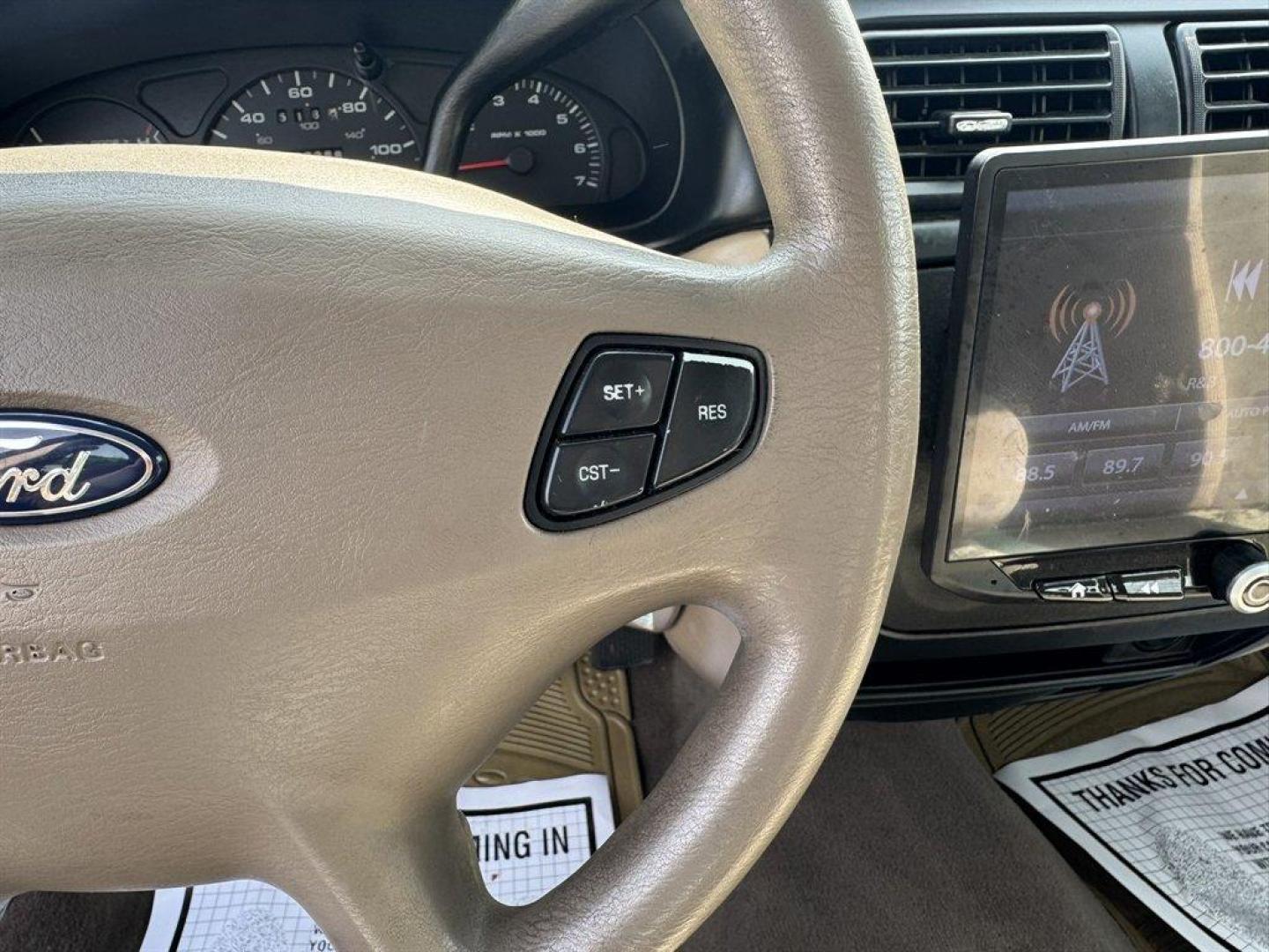 2002 Beige /Taupe Ford Taurus (1FAFP55292A) with an 3.0l V6 EFI Flex Fuel 3.0 engine, Automatic transmission, located at 745 East Steele Rd., West Columbia, SC, 29170, (803) 755-9148, 33.927212, -81.148483 - Special Internet Price! 2002 Ford Taurus - Photo#9