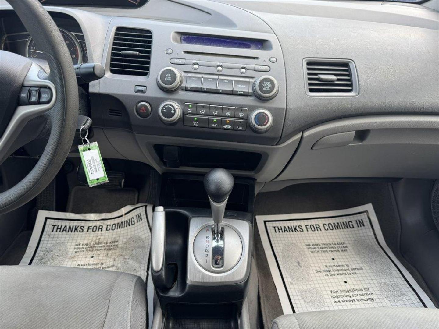 2010 Grey /Grey Honda Civic (2HGFA1F56AH) with an 1.8l I-4 MPI Sohc 1.8l engine, Automatic transmission, located at 745 East Steele Rd., West Columbia, SC, 29170, (803) 755-9148, 33.927212, -81.148483 - Special Internet Price! 2010 Honda Civic - Photo#10