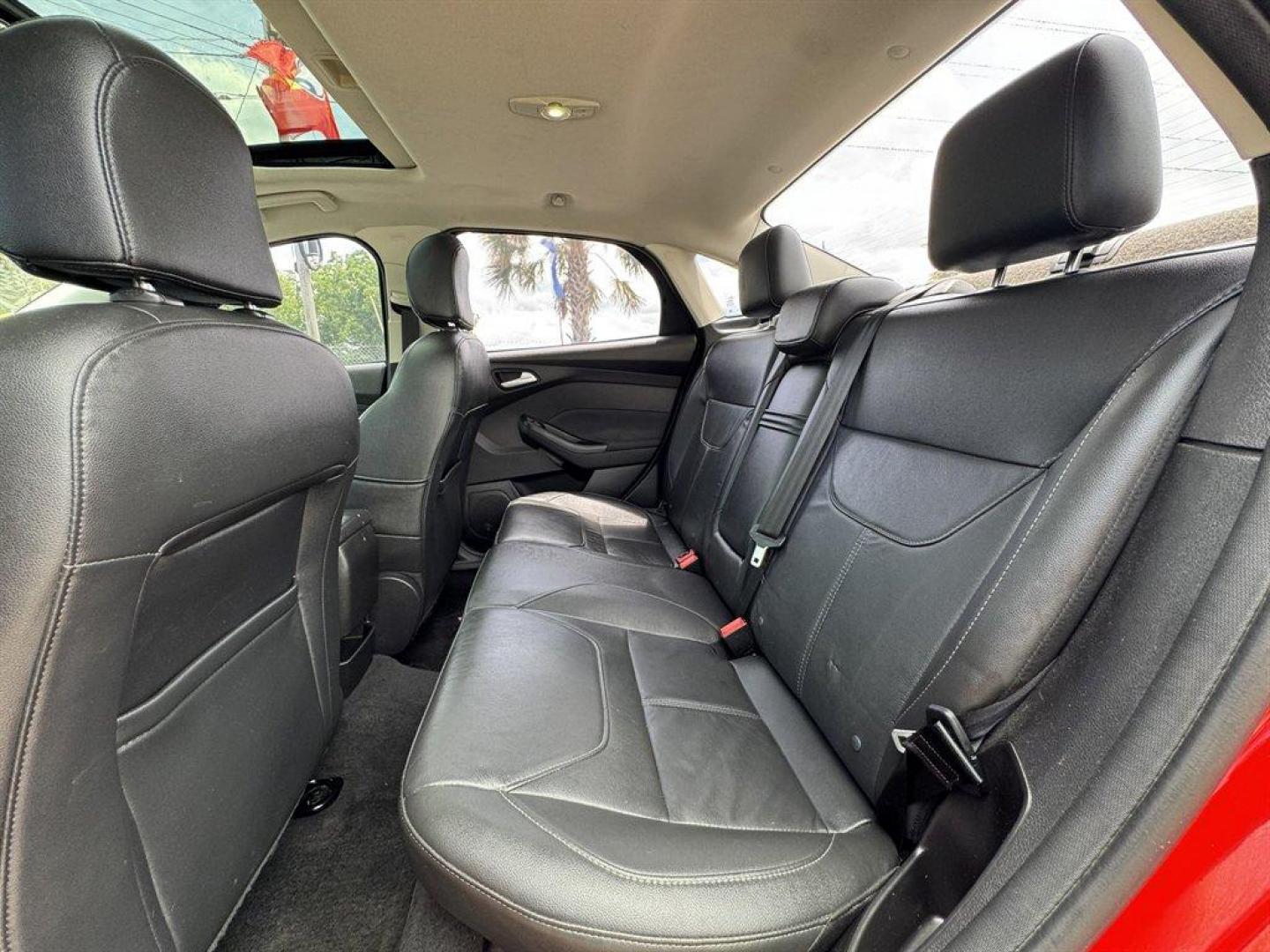 2016 Red /Black Ford Focus (1FADP3F24GL) with an 2.0l I-4 DI Dohc Flex 2.0 engine, Automatic transmission, located at 745 East Steele Rd., West Columbia, SC, 29170, (803) 755-9148, 33.927212, -81.148483 - Special Internet Price! 2016 Ford Focus with AM/FM radio, Backup camera, Navigation, Cruise control, Sunroof, Leather interior, Powered driver seat, Powered windows, Powered door locks, Plus more! - Photo#25