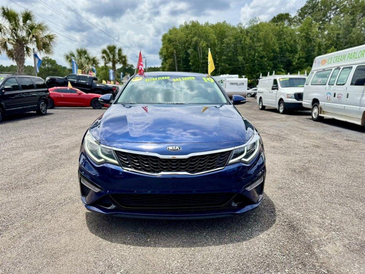 2019 Blue /Black Kia Optima (5XXGT4L37KG) with an 2.4l I-4 DI Dohc 2.4l engine, Automatic transmission, located at 745 East Steele Rd., West Columbia, SC, 29170, (803) 755-9148, 33.927212, -81.148483 - Special Internet Price! 2019 Kia Optima with AM/FM radio, Backup camera, Cruise control, Cloth interior, Keyless entry, Powered windows, Powered door locks, Plus more! - Photo#1