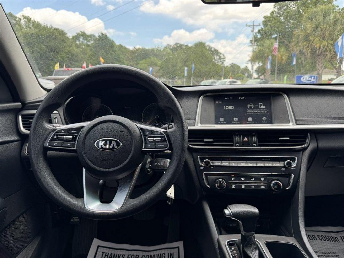 2019 Blue /Black Kia Optima (5XXGT4L37KG) with an 2.4l I-4 DI Dohc 2.4l engine, Automatic transmission, located at 745 East Steele Rd., West Columbia, SC, 29170, (803) 755-9148, 33.927212, -81.148483 - Special Internet Price! 2019 Kia Optima with AM/FM radio, Backup camera, Cruise control, Cloth interior, Keyless entry, Powered windows, Powered door locks, Plus more! - Photo#6