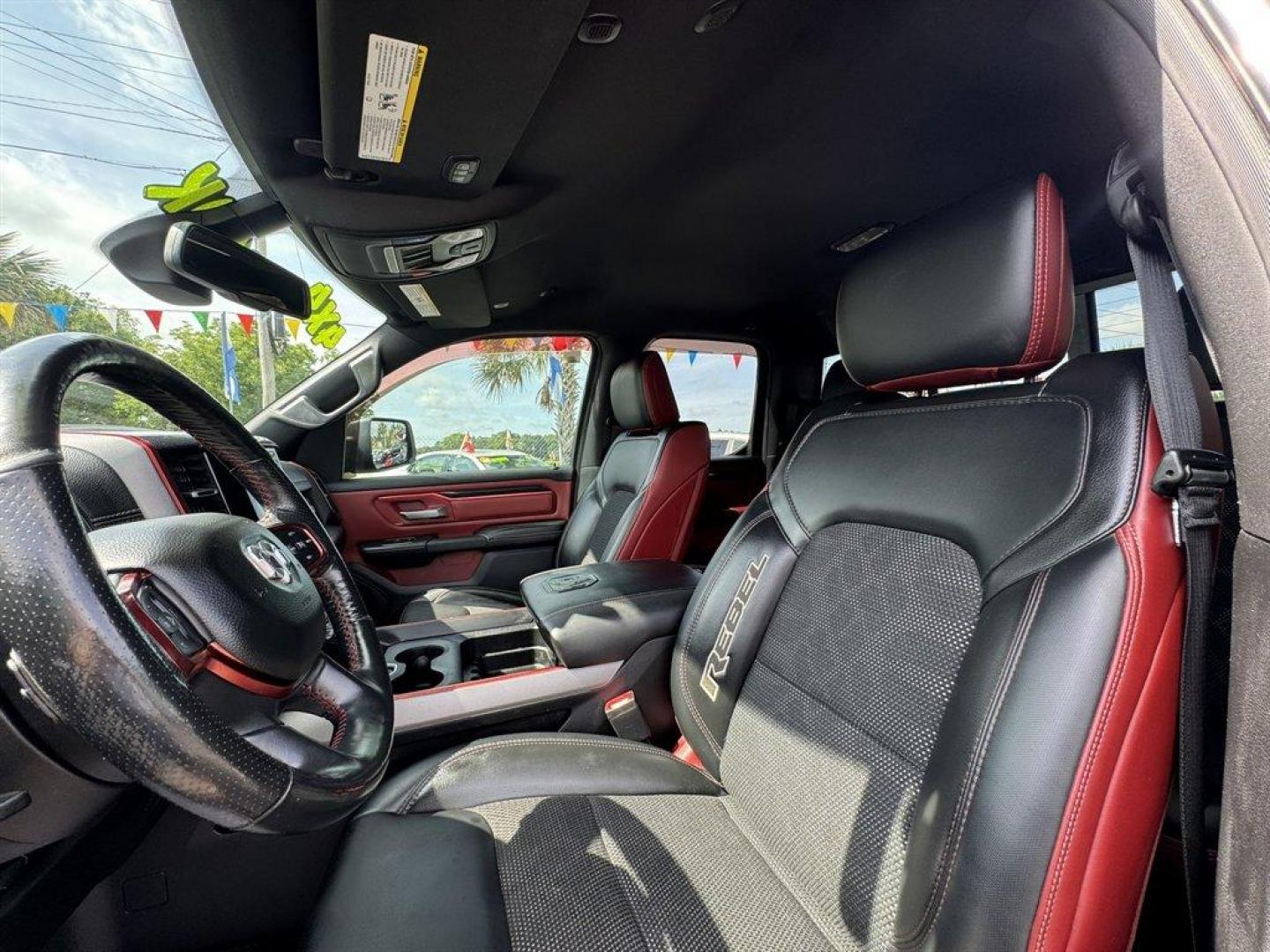 2019 Grey /Black Ram 1500 (1C6SRFET5KN) with an 5.7l V8 Smpi Hemi 5.7l engine, Automatic transmission, located at 745 East Steele Rd., West Columbia, SC, 29170, (803) 755-9148, 33.927212, -81.148483 - Special Internet Price! 2019 Ram 1500 Rebel with AM/FM radio, Trail to XM radio, Backup camera, Navigation, Cruise control, Keyless entry, Push to start, Leather interior, 4X4, Truck bed cover, Powered windows, Powered door locks, Plus more! - Photo#22