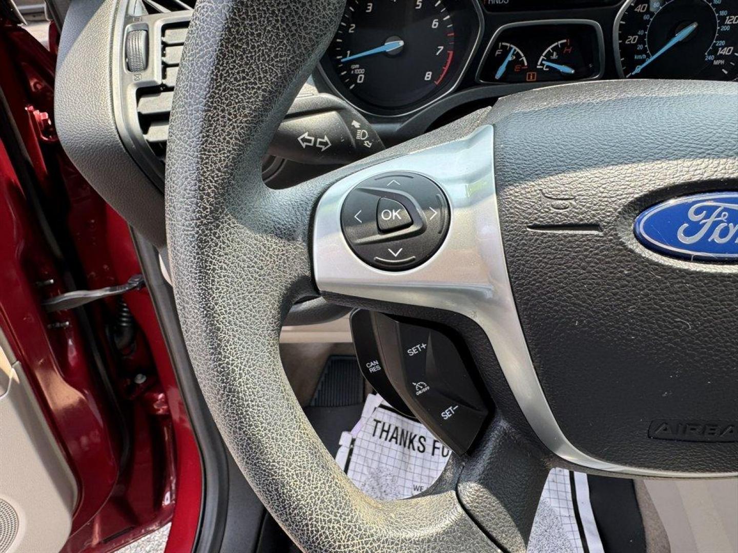 2016 Red /Taupe Ford Escape (1FMCU0GX3GU) with an 1.6l I-4 DI Dohc TC Ecobt engine, Automatic transmission, located at 745 East Steele Rd., West Columbia, SC, 29170, (803) 755-9148, 33.927212, -81.148483 - Special Internet Price! 2016 Ford Escape with AM/FM radio, Bluetooth, Backup camera, Keyless entry, Cloth interior, Powered windows, Powered door locks, Plus more! - Photo#8