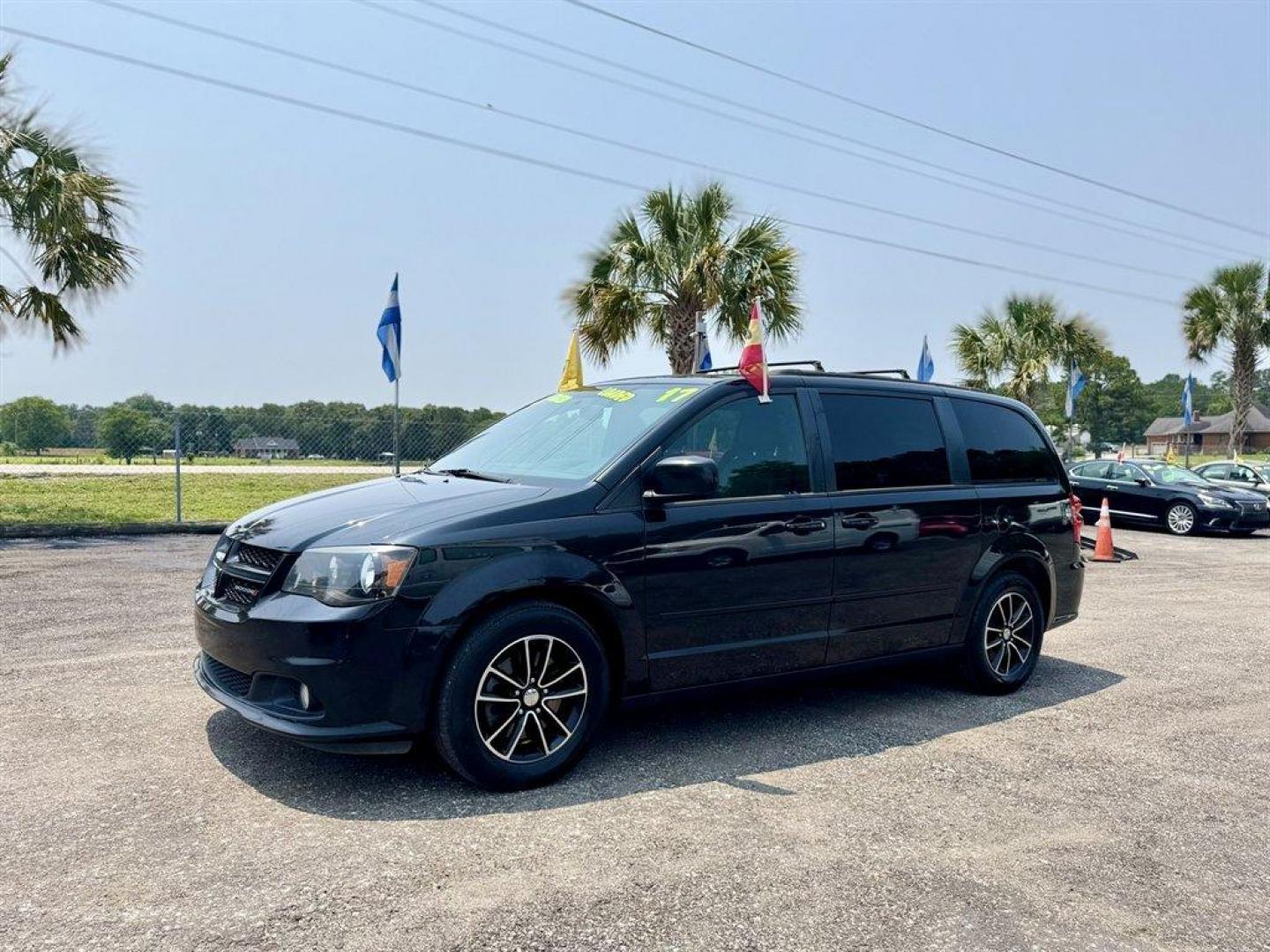 2017 Black /Black Dodge Grand Caravan (2C4RDGEG2HR) with an 3.6l V6 MPI Dohc VVT Flex engine, Automatic transmission, located at 745 East Steele Rd., West Columbia, SC, 29170, (803) 755-9148, 33.927212, -81.148483 - Special Internet Price! 2017 Dodge Grand Caravan with AM/FM radio, Bluetooth, Cruise control, Leather interior, 3rd row seating, Powered liftgate, Powered windows, Powered door locks, Plus more! - Photo#0