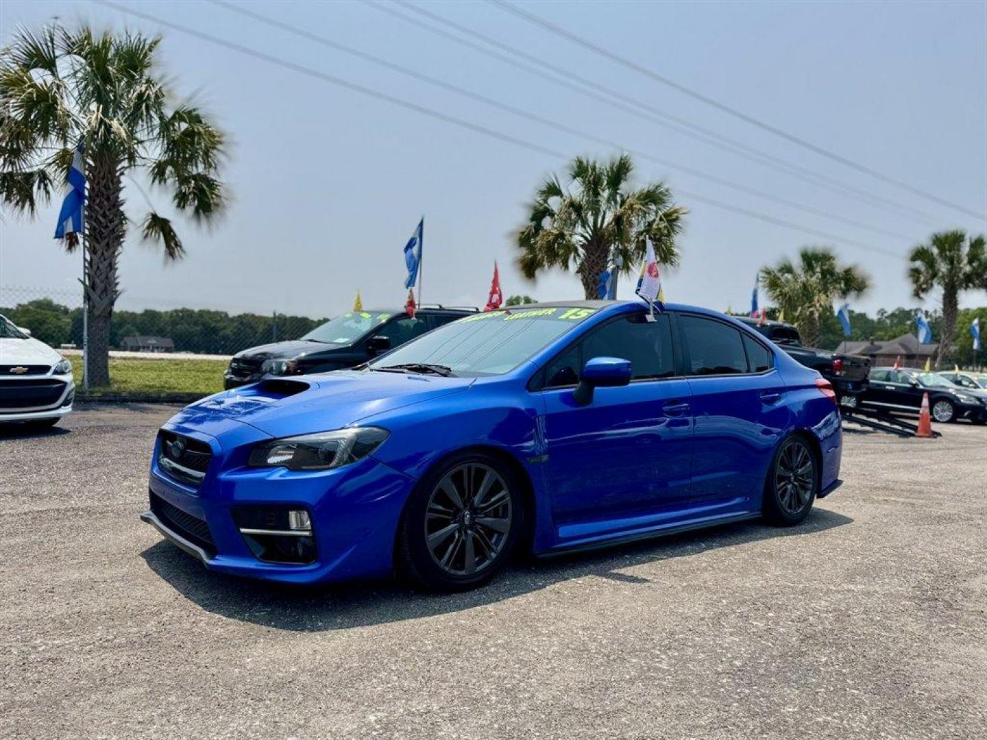 2015 Blue /Black Subaru WRX (JF1VA1A69F9) with an 2.0l H-4 DI Dohc T/C 2.0l engine, Manual transmission, located at 745 East Steele Rd., West Columbia, SC, 29170, (803) 755-9148, 33.927212, -81.148483 - Special Internet Price! 2015 Subaru WRX - Photo#0