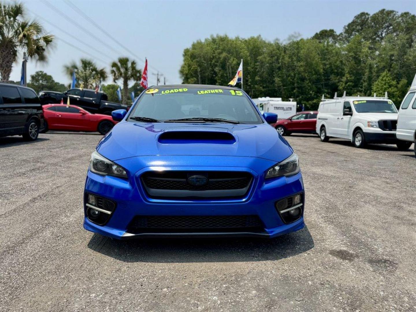 2015 Blue /Black Subaru WRX (JF1VA1A69F9) with an 2.0l H-4 DI Dohc T/C 2.0l engine, Manual transmission, located at 745 East Steele Rd., West Columbia, SC, 29170, (803) 755-9148, 33.927212, -81.148483 - Special Internet Price! 2015 Subaru WRX - Photo#1