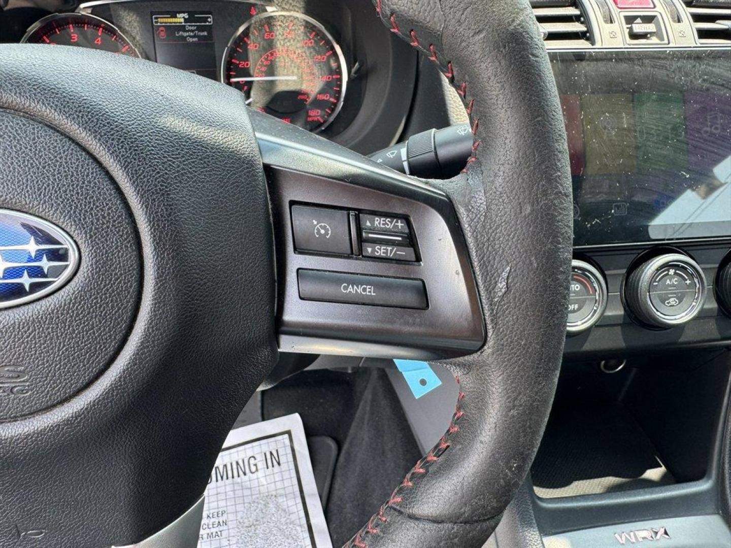 2015 Blue /Black Subaru WRX (JF1VA1A69F9) with an 2.0l H-4 DI Dohc T/C 2.0l engine, Manual transmission, located at 745 East Steele Rd., West Columbia, SC, 29170, (803) 755-9148, 33.927212, -81.148483 - Special Internet Price! 2015 Subaru WRX - Photo#9