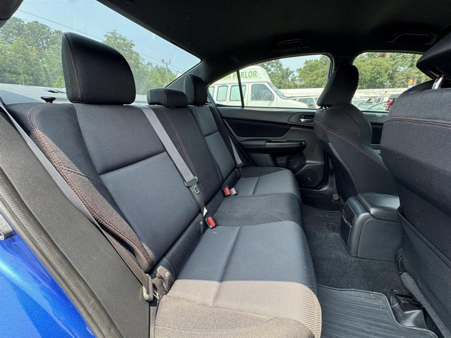 2015 Blue /Black Subaru WRX (JF1VA1A69F9) with an 2.0l H-4 DI Dohc T/C 2.0l engine, Manual transmission, located at 745 East Steele Rd., West Columbia, SC, 29170, (803) 755-9148, 33.927212, -81.148483 - Special Internet Price! 2015 Subaru WRX - Photo#21