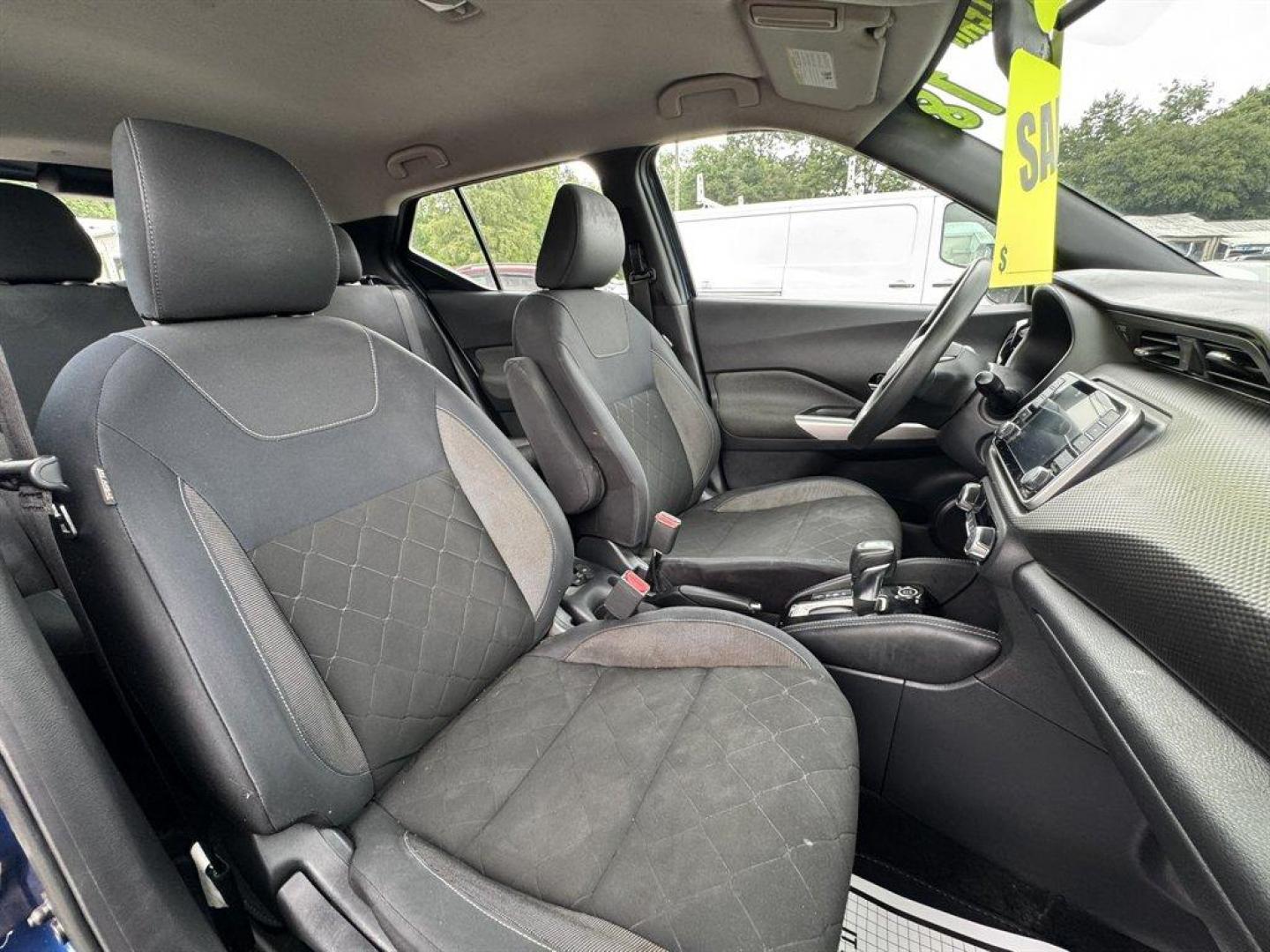 2018 Blue /Black Nissan Kicks (3N1CP5CU8JL) with an 1.6l I-4 Smpi Dohc Cvtcs engine, Automatic transmission, located at 745 East Steele Rd., West Columbia, SC, 29170, (803) 755-9148, 33.927212, -81.148483 - Special Internet Price! 2018 Nissan Kicks with AM/FM radio, Cruise control, Backup camera, Bluetooth, Keyless entry, Push to start, Cloth interior, Powered windows, Powered door locks, Plus more! - Photo#26