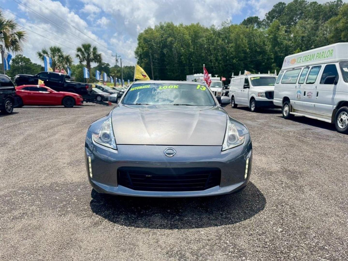 2013 Grey /Black Nissan 370z (JN1AZ4EH3DM) with an 3.7l V6 SFI Dohc Cvtcs 3. engine, Automatic transmission, located at 745 East Steele Rd., West Columbia, SC, 29170, (803) 755-9148, 33.927212, -81.148483 - Special Internet Price! 2013 Nissan 370Z - Photo#1