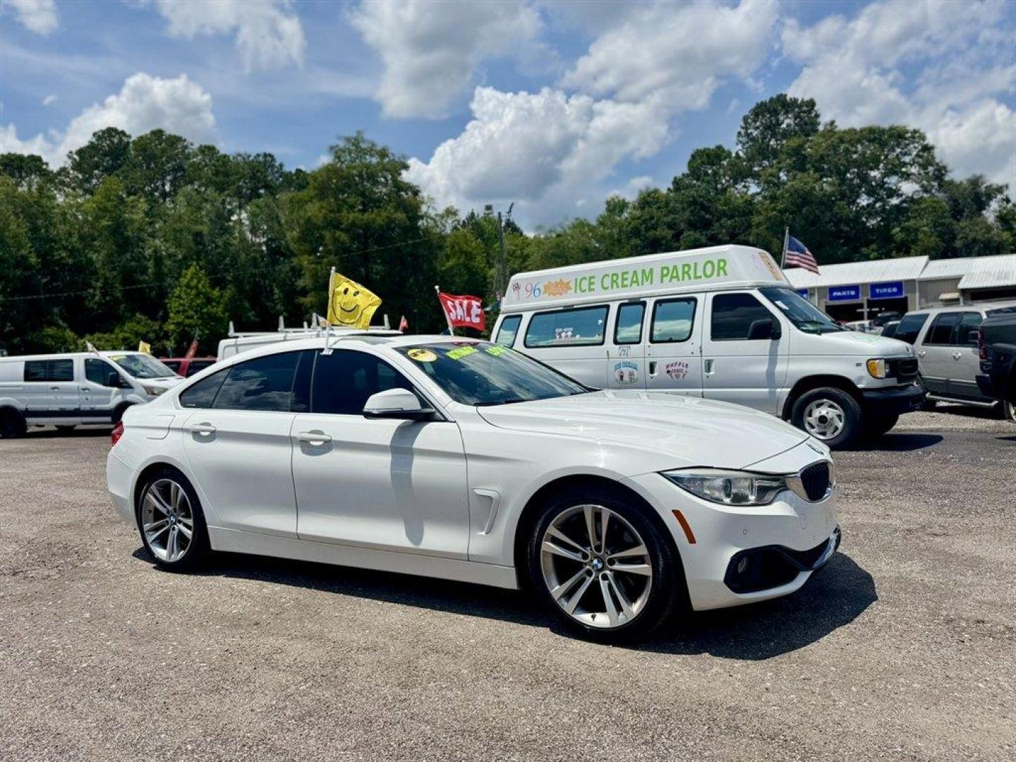 2016 White /Black BMW 4-Series (WBA4A9C55GG) with an 2.0l I-4 DI Dohc T/C 2.0l engine, Automatic transmission, located at 745 East Steele Rd., West Columbia, SC, 29170, (803) 755-9148, 33.927212, -81.148483 - Special Internet Price! 2016 BMW 4-Series with AM/FM radio, Bluetooth, Backup camera, Sunroof, Push to start, Keyless entry, Leather interior, Powered front seats, Heated front seats, Powered windows, Powered door locks, Plus more! - Photo#2