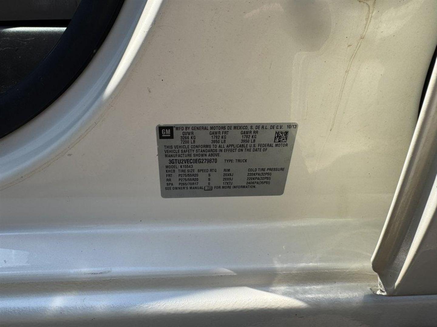 2014 White /Black GMC Sierra 1500 (3GTU2VEC0EG) with an 5.3l V8 DI VVT Flex 5.3l engine, Automatic transmission, located at 745 East Steele Rd., West Columbia, SC, 29170, (803) 755-9148, 33.927212, -81.148483 - Special Internet Price! 2014 GMC Sierra 1500 with AM/FM radio, Backup camera, Navigation, Cruise control, Sunroof, Leather interior, Heated front seats, Powered front seats, Powered windows, Powered door locks, Plus more! - Photo#40