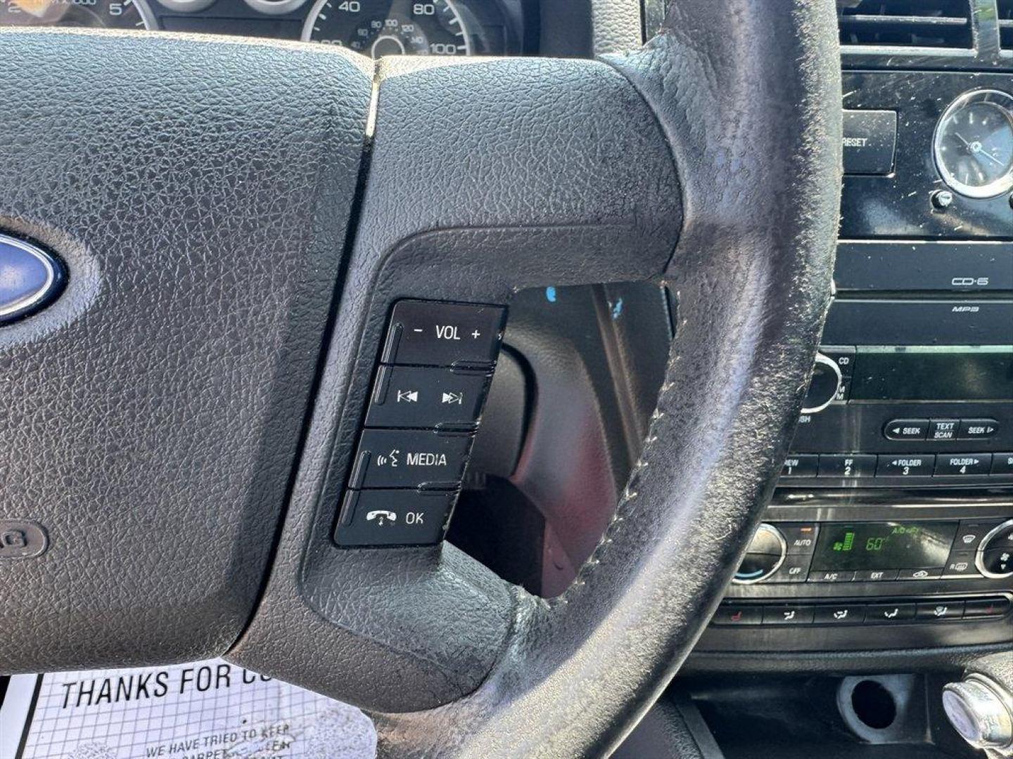 2009 Black /Black Ford Fusion (3FAHP08119R) with an 3.0l V6 EFI 3.0l engine, Automatic transmission, located at 745 East Steele Rd., West Columbia, SC, 29170, (803) 755-9148, 33.927212, -81.148483 - Special Internet Price! 2009 Ford Fusion with AM/FM radio, Cruise control, Sunroof, Leather interior, Powered windows, Powered door locks, Plus more! - Photo#9