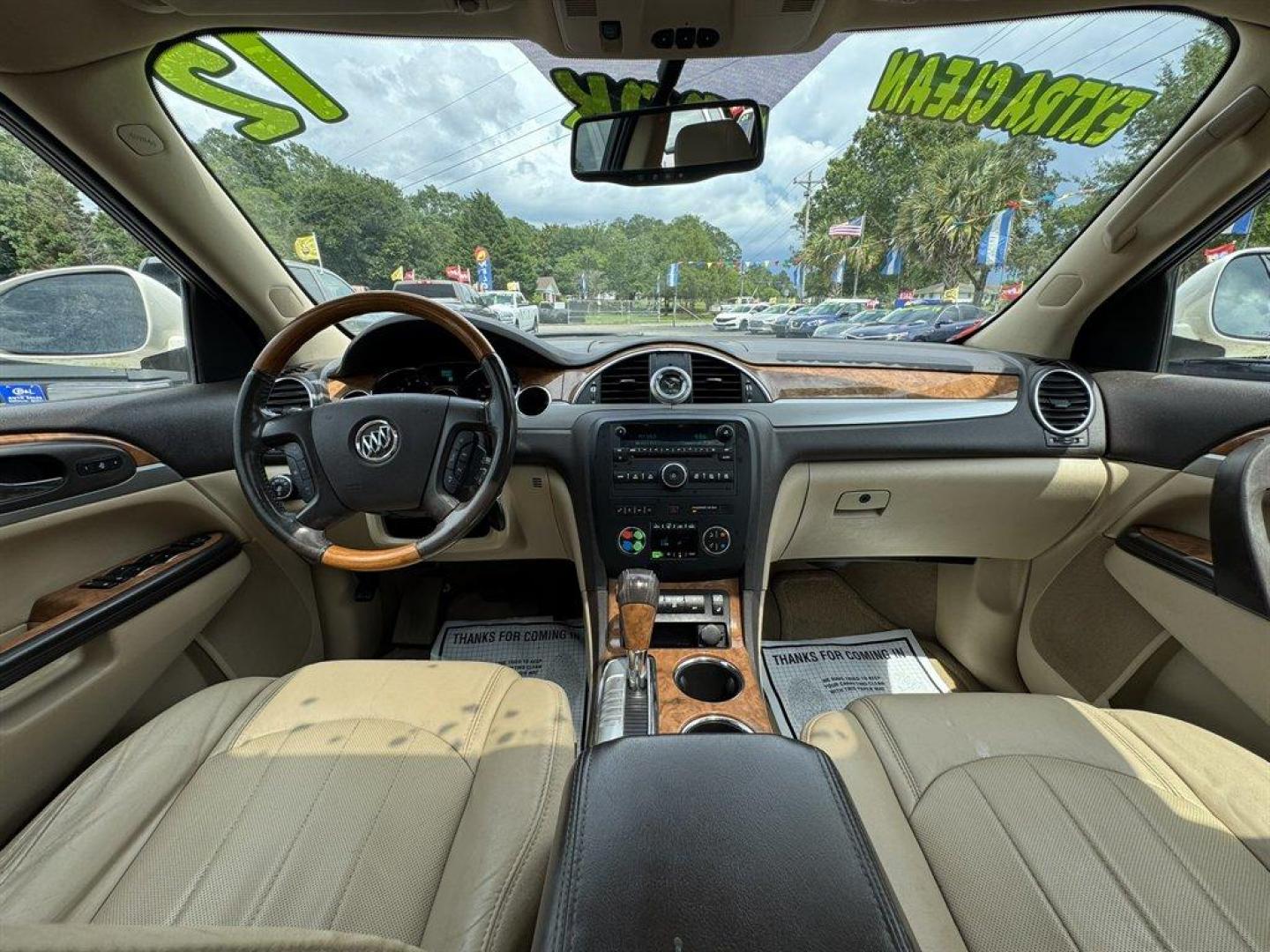 2012 White /Taupe Buick Enclave (5GAKVCED4CJ) with an 3.6l V6 DI Dohc 3.6l engine, Automatic transmission, located at 745 East Steele Rd., West Columbia, SC, 29170, (803) 755-9148, 33.927212, -81.148483 - Special Internet Price! 2012 Buick Enclave with AM/FM radio, Backup camera, Cruise control, Powered front seats, 3rd row seating, Leather interior, Sunroof, Keyless entry, Powered windows, Powered door locks, Plus more! - Photo#5