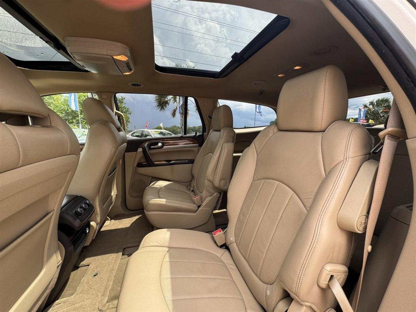 2012 White /Taupe Buick Enclave (5GAKVCED4CJ) with an 3.6l V6 DI Dohc 3.6l engine, Automatic transmission, located at 745 East Steele Rd., West Columbia, SC, 29170, (803) 755-9148, 33.927212, -81.148483 - Special Internet Price! 2012 Buick Enclave with AM/FM radio, Backup camera, Cruise control, Powered front seats, 3rd row seating, Leather interior, Sunroof, Keyless entry, Powered windows, Powered door locks, Plus more! - Photo#22