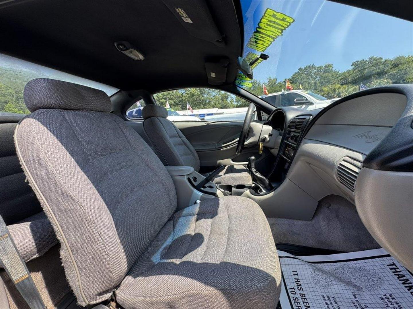 1998 White /Grey Ford Mustang (1FAFP404AWF) with an 3.8l V6 SFI 3.8l engine, Manual transmission, located at 745 East Steele Rd., West Columbia, SC, 29170, (803) 755-9148, 33.927212, -81.148483 - Special Internet Price! 1998 Ford Mustang - Photo#18