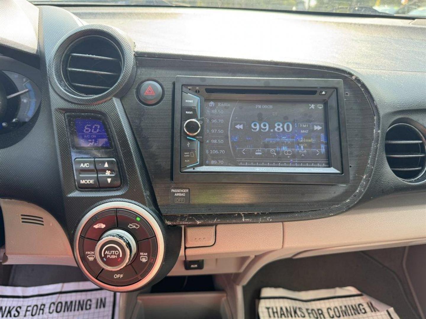 2011 Burgundy /Grey Honda Insight (JHMZE2H30BS) with an 1.3l I4 MPI Sohc HYB Ivtc engine, Automatic transmission, located at 745 East Steele Rd., West Columbia, SC, 29170, (803) 755-9148, 33.927212, -81.148483 - Special Internet Price! 2011 Honda Insight with AM/FM radio, Cruise control, Cloth interior, Powered windows, Powered door locks, Plus more! - Photo#10