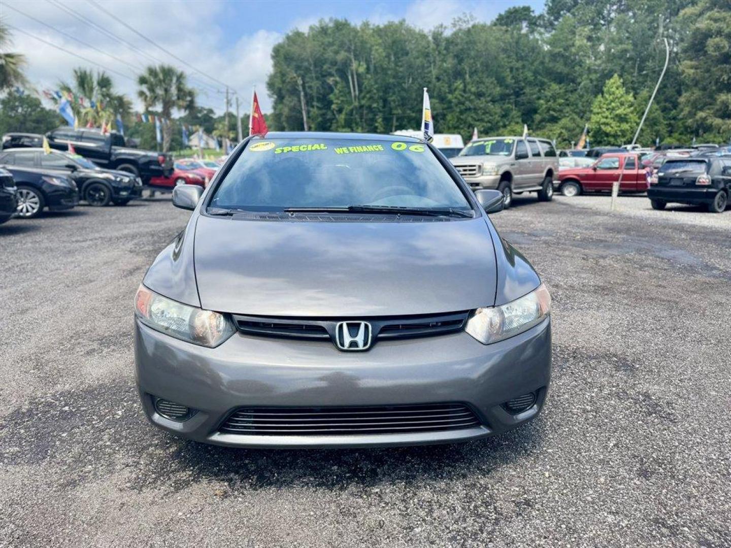 2006 Grey /Grey Honda Civic (2HGFG12666H) with an 1.8l I-4 MPI Sohc 1.8l engine, Automatic transmission, located at 745 East Steele Rd., West Columbia, SC, 29170, (803) 755-9148, 33.927212, -81.148483 - Special Internet Price! 2006 Honda Civic - Photo#1