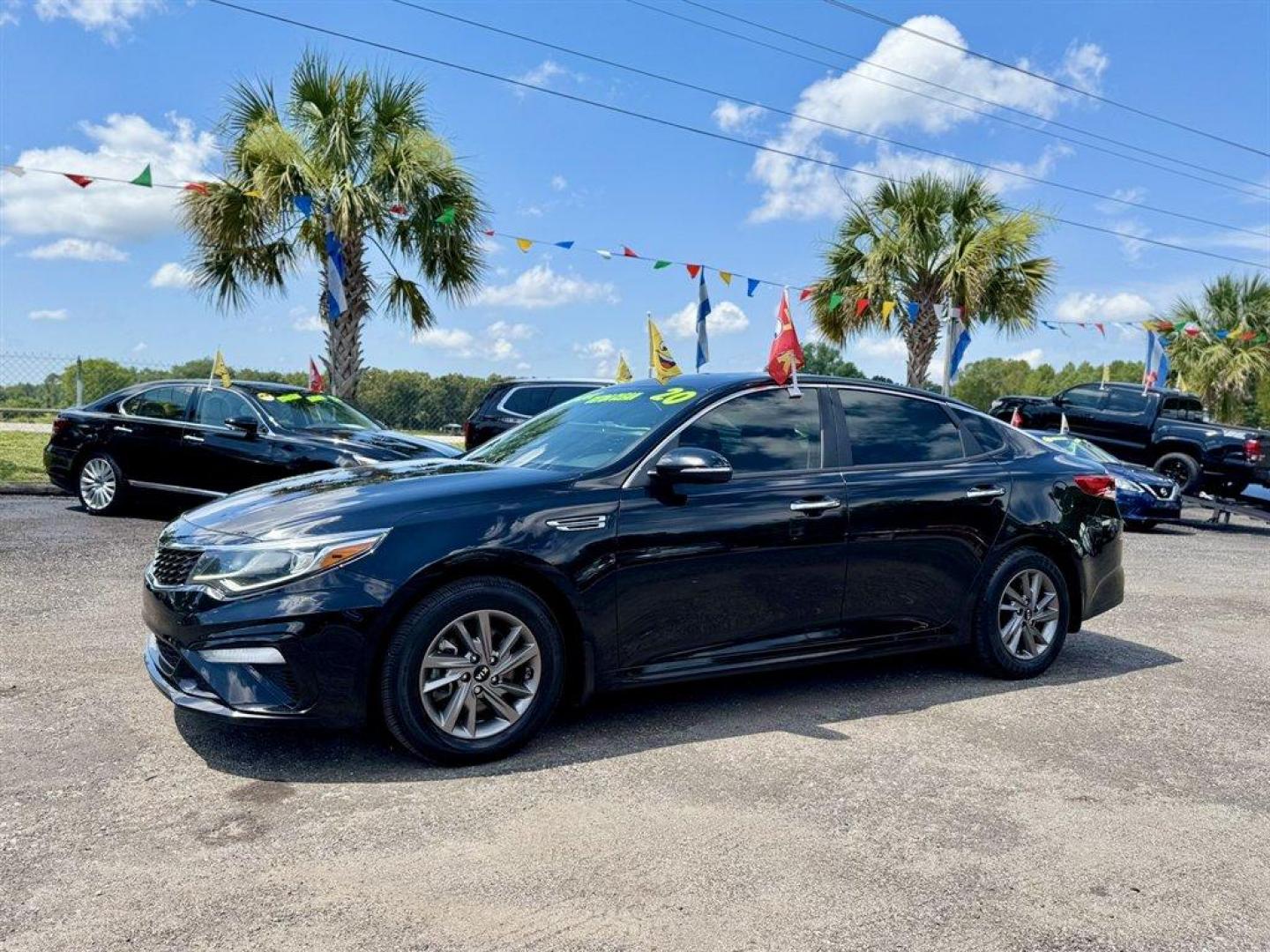 2020 Black /Black Kia Optima (5XXGT4L35LG) with an 2.4l I-4 DI Dohc 2.4l engine, Automatic transmission, located at 745 East Steele Rd., West Columbia, SC, 29170, (803) 755-9148, 33.927212, -81.148483 - Special Internet Price! 2020 Kia Optima with AM/FM radio, Bluetooth, Backup camera, Cruise control, Cloth interior, Powered windows, Powered door locks, Plus more! - Photo#0