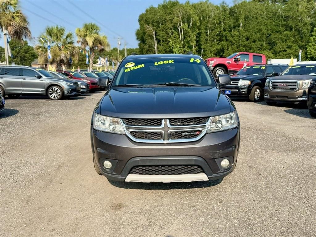 2014 Grey /Black Dodge Journey (3C4PDCBG7ET) with an 3.6l V6 MPI Dohc VVT Flex engine, Automatic transmission, located at 745 East Steele Rd., West Columbia, SC, 29170, (803) 755-9148, 33.927212, -81.148483- Photo#1