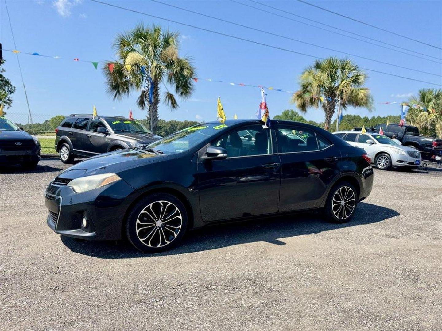 2015 Black /Black Toyota Corolla (2T1BURHE0FC) with an 1.8l I-4 EFI Dohc 1.8l engine, Automatic transmission, located at 745 East Steele Rd., West Columbia, SC, 29170, (803) 755-9148, 33.927212, -81.148483 - Special Internet Price! 2015 Toyota Corolla with AM/FM radio, Backup camera, Cruise control, Leather interior, Powered windows, Powered door locks, Plus more! - Photo#0