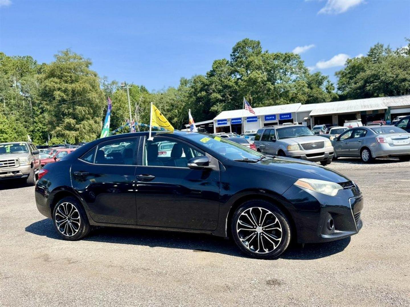 2015 Black /Black Toyota Corolla (2T1BURHE0FC) with an 1.8l I-4 EFI Dohc 1.8l engine, Automatic transmission, located at 745 East Steele Rd., West Columbia, SC, 29170, (803) 755-9148, 33.927212, -81.148483 - Special Internet Price! 2015 Toyota Corolla with AM/FM radio, Backup camera, Cruise control, Leather interior, Powered windows, Powered door locks, Plus more! - Photo#2