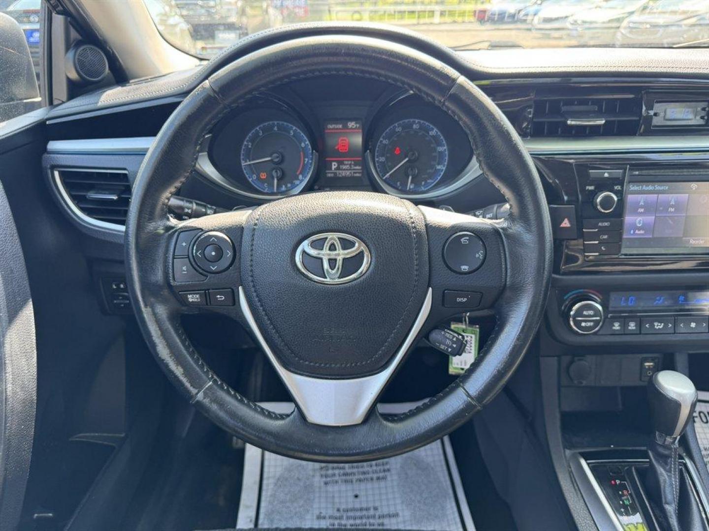 2015 Black /Black Toyota Corolla (2T1BURHE0FC) with an 1.8l I-4 EFI Dohc 1.8l engine, Automatic transmission, located at 745 East Steele Rd., West Columbia, SC, 29170, (803) 755-9148, 33.927212, -81.148483 - Special Internet Price! 2015 Toyota Corolla with AM/FM radio, Backup camera, Cruise control, Leather interior, Powered windows, Powered door locks, Plus more! - Photo#7