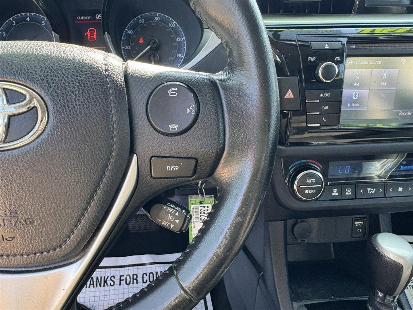 2015 Black /Black Toyota Corolla (2T1BURHE0FC) with an 1.8l I-4 EFI Dohc 1.8l engine, Automatic transmission, located at 745 East Steele Rd., West Columbia, SC, 29170, (803) 755-9148, 33.927212, -81.148483 - Special Internet Price! 2015 Toyota Corolla with AM/FM radio, Backup camera, Cruise control, Leather interior, Powered windows, Powered door locks, Plus more! - Photo#9