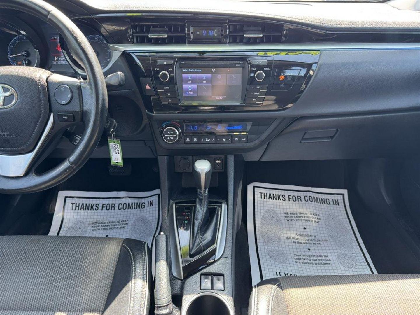 2015 Black /Black Toyota Corolla (2T1BURHE0FC) with an 1.8l I-4 EFI Dohc 1.8l engine, Automatic transmission, located at 745 East Steele Rd., West Columbia, SC, 29170, (803) 755-9148, 33.927212, -81.148483 - Special Internet Price! 2015 Toyota Corolla with AM/FM radio, Backup camera, Cruise control, Leather interior, Powered windows, Powered door locks, Plus more! - Photo#11