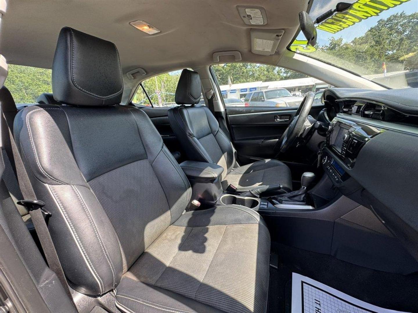 2015 Black /Black Toyota Corolla (2T1BURHE0FC) with an 1.8l I-4 EFI Dohc 1.8l engine, Automatic transmission, located at 745 East Steele Rd., West Columbia, SC, 29170, (803) 755-9148, 33.927212, -81.148483 - Special Internet Price! 2015 Toyota Corolla with AM/FM radio, Backup camera, Cruise control, Leather interior, Powered windows, Powered door locks, Plus more! - Photo#28