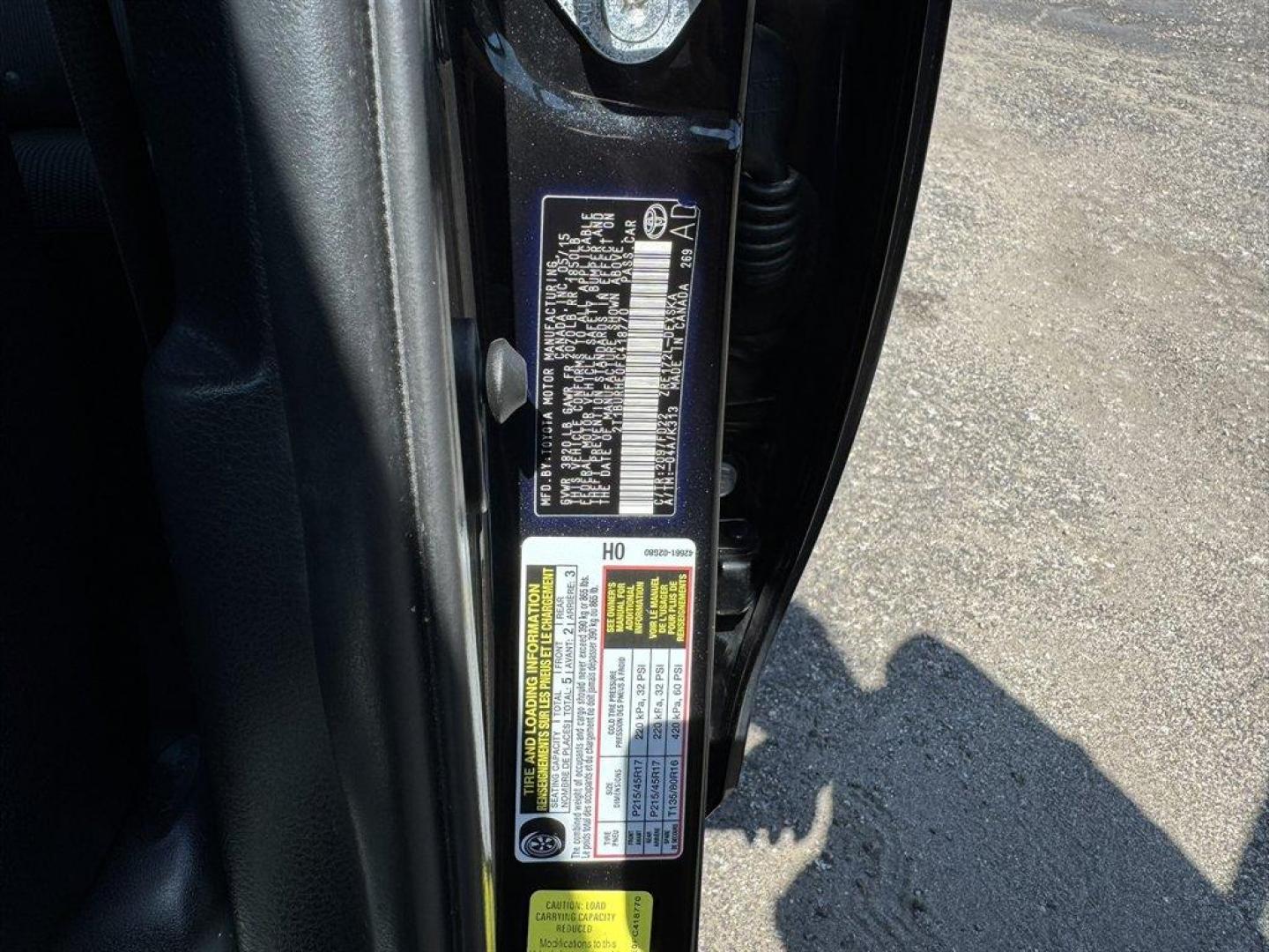 2015 Black /Black Toyota Corolla (2T1BURHE0FC) with an 1.8l I-4 EFI Dohc 1.8l engine, Automatic transmission, located at 745 East Steele Rd., West Columbia, SC, 29170, (803) 755-9148, 33.927212, -81.148483 - Special Internet Price! 2015 Toyota Corolla with AM/FM radio, Backup camera, Cruise control, Leather interior, Powered windows, Powered door locks, Plus more! - Photo#34