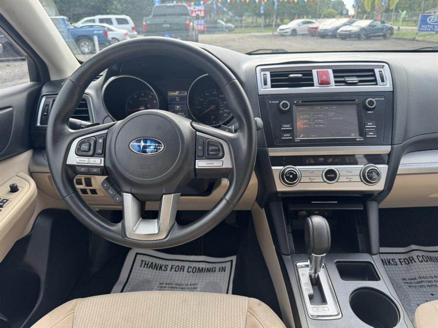 2017 Blue /Taupe Subaru Outback (4S4BSAAC2H3) with an 2.5l H-4 MPI Sohc 2.5l engine, Automatic transmission, located at 745 East Steele Rd., West Columbia, SC, 29170, (803) 755-9148, 33.927212, -81.148483 - Special Internet Price! 2017 Subaru Outback with AM/FM radio, Bluetooth, Backup camera, Cloth interior, Keyless entry, Powered door locks, Powered windows, Plus more! - Photo#6