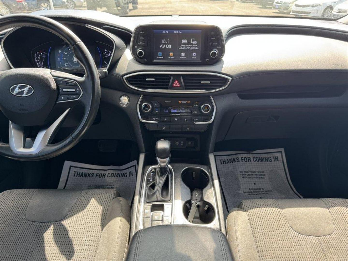 2020 Grey /Black Hyundai Santa FE (5NMS33AD4LH) with an 2.4l I-4 DI Dohc 2.4l engine, Automatic transmission, located at 745 East Steele Rd., West Columbia, SC, 29170, (803) 755-9148, 33.927212, -81.148483 - Special Internet Price! 2020 Hyundai Santa Fe with AM/FM radio, Bluetooth, Backup camera, Push to start, Keyless entry, Cloth interior, Powered driver seat, Powered liftgate, Powered windows, Powered door locks, Plus more! - Photo#11