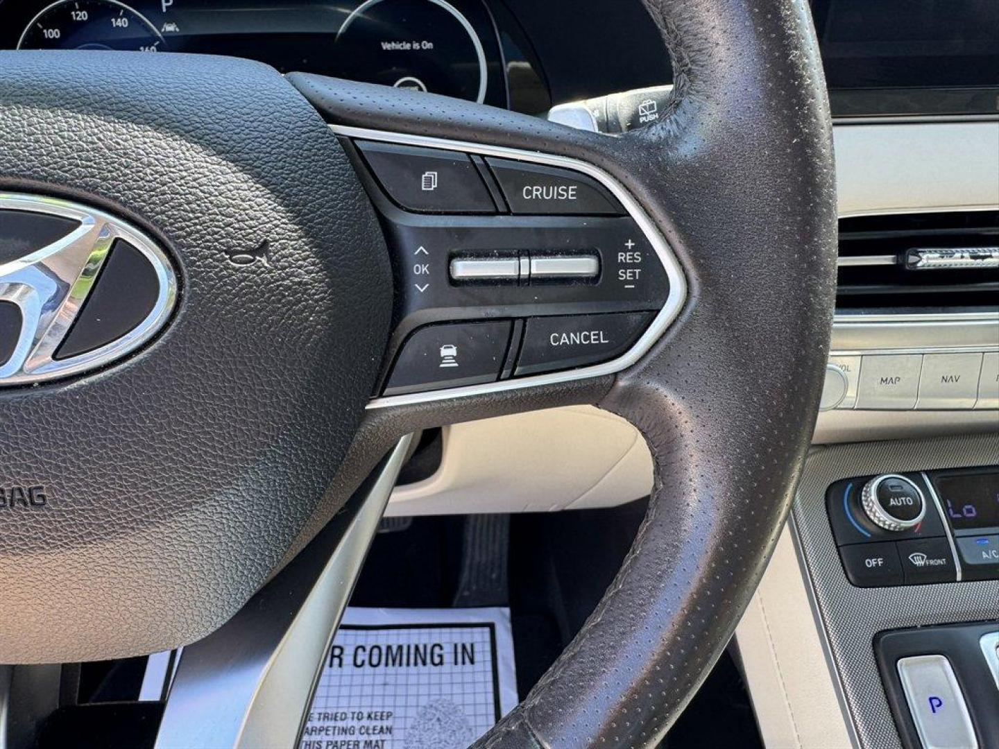 2021 White /Taupe Hyundai Palisade (KM8R7DHE0MU) with an 3.8l V6 DI Dohc Cvvt 3.8l engine, Automatic transmission, located at 745 East Steele Rd., West Columbia, SC, 29170, (803) 755-9148, 33.927212, -81.148483 - Special Internet Price! 2021 Hyundai Palisade with AM/FM radio, Bluetooth, Backup camera, Navigation, Sunroof, 3rd row seating, Leather interior, Heating and cooling seats, Push to start, Keyless entry, Powered windows, Powered door locks, Plus more! - Photo#9