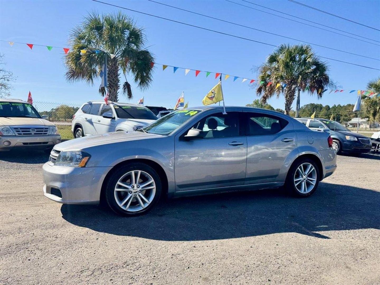2014 Silver /Black Dodge Avenger (1C3CDZAB7EN) with an 2.4l I-4 SFI Dohc 2.4l engine, Automatic transmission, located at 745 East Steele Rd., West Columbia, SC, 29170, (803) 755-9148, 33.927212, -81.148483 - Special Internet Price! 2014 Dodge Avenger - Photo#0