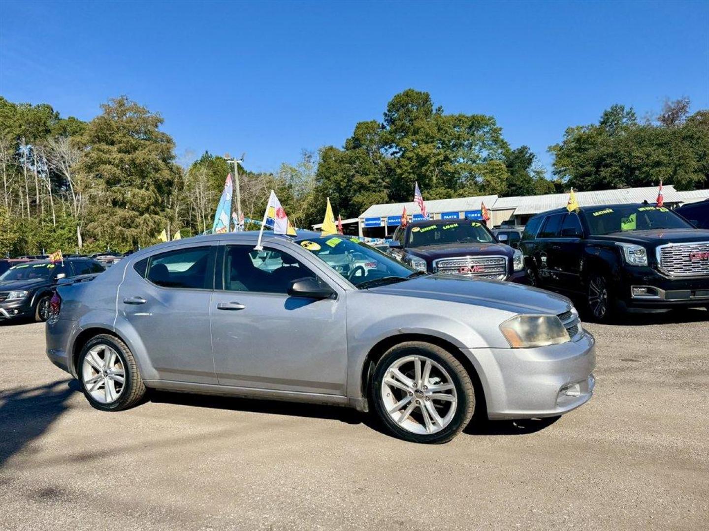 2014 Silver /Black Dodge Avenger (1C3CDZAB7EN) with an 2.4l I-4 SFI Dohc 2.4l engine, Automatic transmission, located at 745 East Steele Rd., West Columbia, SC, 29170, (803) 755-9148, 33.927212, -81.148483 - Special Internet Price! 2014 Dodge Avenger - Photo#2