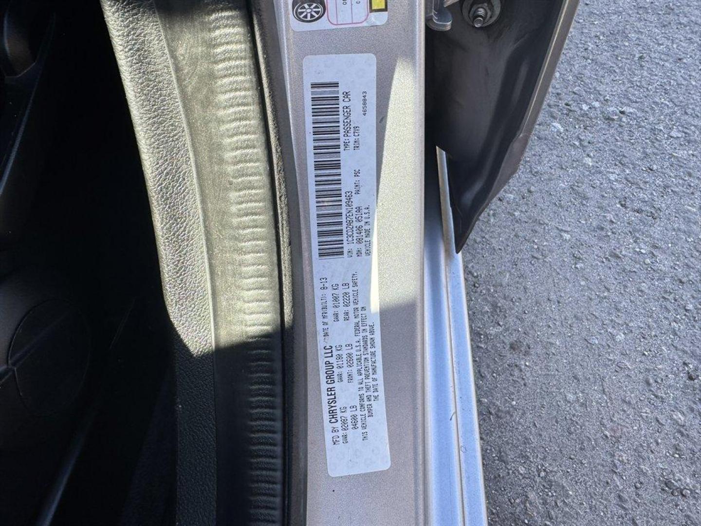 2014 Silver /Black Dodge Avenger (1C3CDZAB7EN) with an 2.4l I-4 SFI Dohc 2.4l engine, Automatic transmission, located at 745 East Steele Rd., West Columbia, SC, 29170, (803) 755-9148, 33.927212, -81.148483 - Special Internet Price! 2014 Dodge Avenger - Photo#26