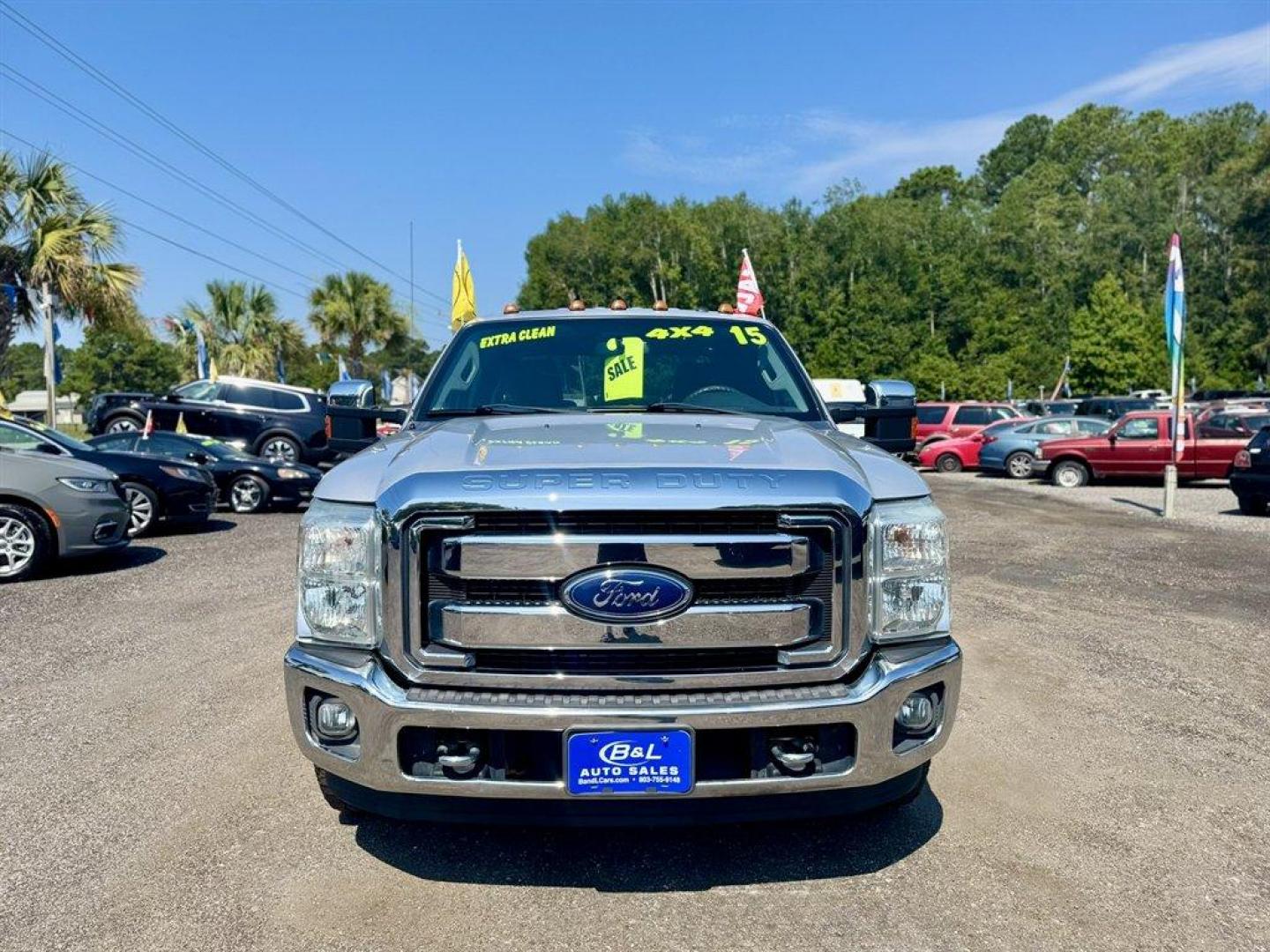 2015 Silver /Grey Ford F250sd (1FT7W2AT7FE) with an 6.7l V8 DI OHC Tdsl 6.7l engine, Automatic transmission, located at 745 East Steele Rd., West Columbia, SC, 29170, (803) 755-9148, 33.927212, -81.148483 - Special Internet Price! 2015 Ford F250SD with AM/FM radio, Cruise control, Keyless entry, Cloth interior, Seats 6, Powered windows, Powered door locks, Plus more! - Photo#1