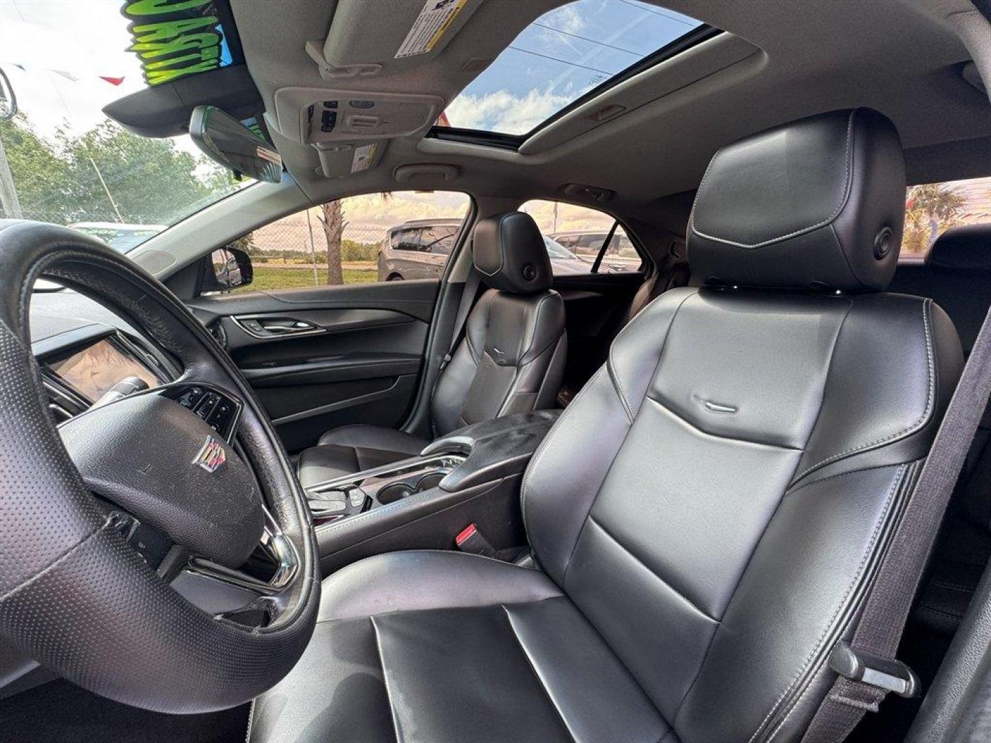 2017 Black /Black Cadillac ATS (1G6AA5RX4H0) with an 2.0l I-4 DI Dohc T/C 2.0l engine, Automatic transmission, located at 745 East Steele Rd., West Columbia, SC, 29170, (803) 755-9148, 33.927212, -81.148483 - Special Internet Price! 2017 Cadillac ATS with AM/FM radio, Bluetooth, Backup camera, Sunroof, Keyless entry, Push to start, Leather interior, Powered front seats, Powered windows, Powered door locks, Plus more! - Photo#19